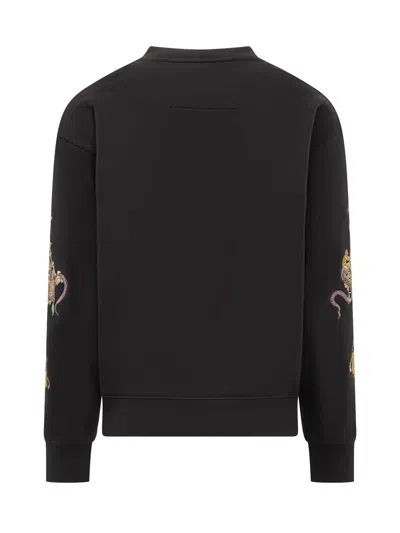 Givenchy Long-sleeved Sweater In Black