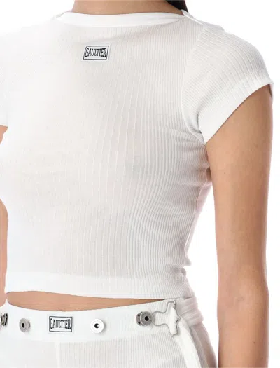 Shop Jean Paul Gaultier The White Patch T-shirt