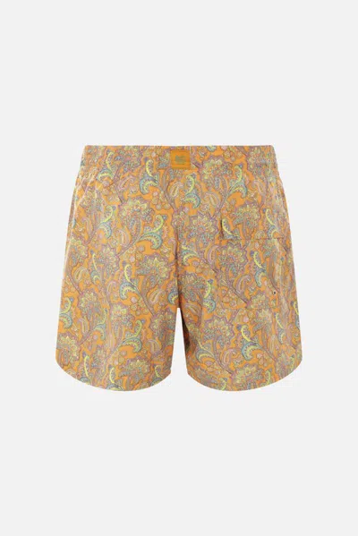 Etro Boxer Swimsuit In Red