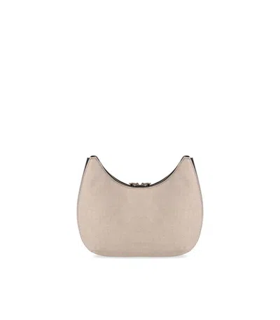 Furla Goccia S Natural Black Shoulder Bag