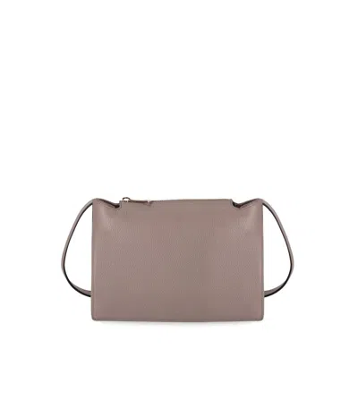 Furla Nuvola S Stucco Gray Crossbody Bag