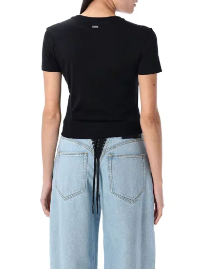 Mugler Women's Pierced Baby T-shirt In Black