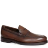 Tod's Leather Loafers In Brown