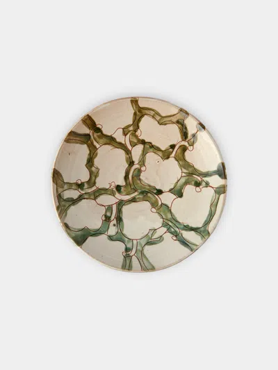 Anūt Cairo Cotton Flower Hand-painted Ceramic Side Plates (set Of 4) Anut Cairo Abask Gift Set