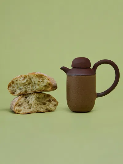 Andrea Tsang Terra Stoneware Olive Oil Bottle  Abask Luxury Gift