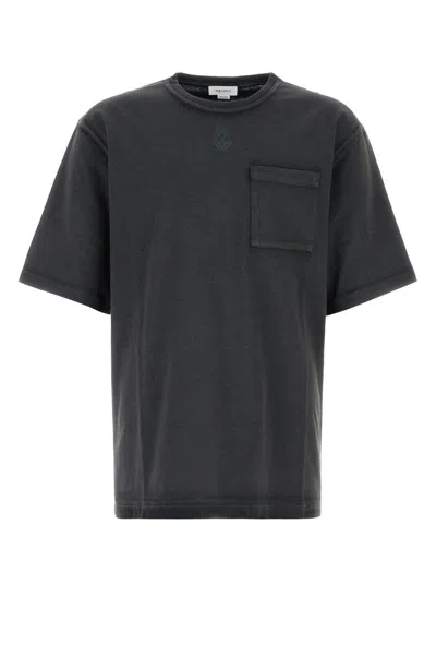 Alexander Mcqueen Alexander Mc Queen Faded Black Skull T Shirt In Black