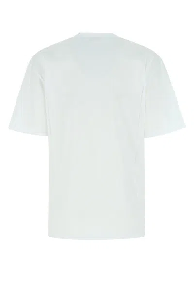 Alexander Mcqueen White Cotton Tops & T-shirt In 0909