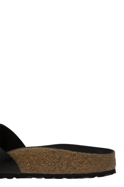 Birkenstock Womens Madrid Big Buckle Oiled Leather In Black