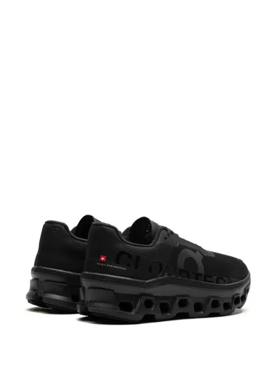 On Running Womens Black Black Cloudmonster Void Mesh Low-top Trainers In Black