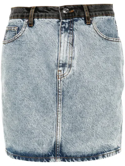 Rotate Birger Christensen Rotate Birgerchristensen Skirts In Medium Blue Denim