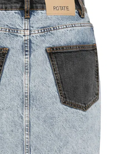 Rotate Birger Christensen Rotate Birgerchristensen Skirts In Medium Blue Denim