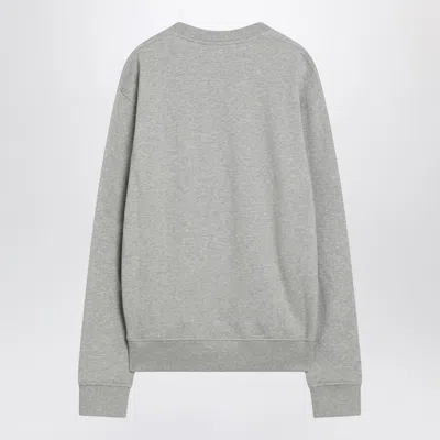 Ami Alexandre Mattiussi Ami Paris Ami De Coeur Grey Crew-neck Sweatshirt Women In Blue
