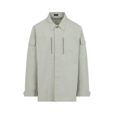 Balenciaga Men's Cotton Shirt Jacket In Multicolor