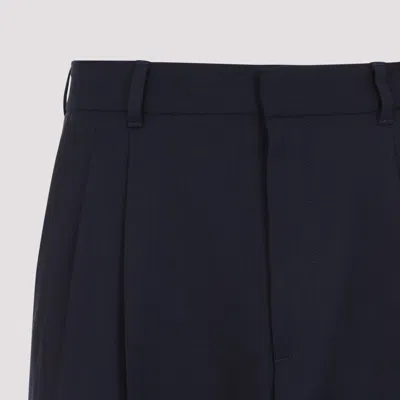 Casablanca Tailored Trousers With Front Pleats In Blue
