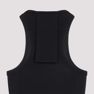 Courrèges Courregès Scuba Tech Jersey Bra In Black