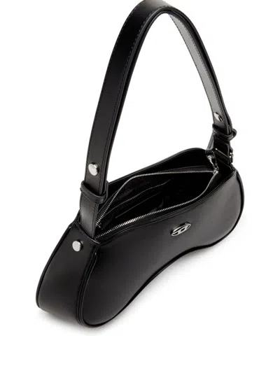Diesel Women Play Shoulder Bag In Black