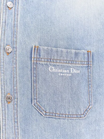 Dior Men  Blue Shirts In Blue