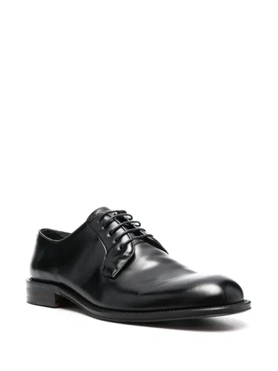 Dsquared2 Men's Polished-finish Lace-up Shoes In Black