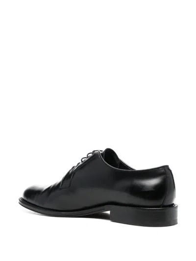 Dsquared2 Men's Polished-finish Lace-up Shoes In Black