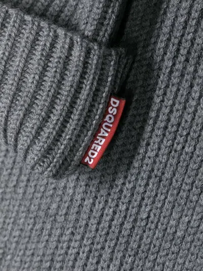 Dsquared2 Men's Ribbed Knit Set In Gray