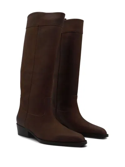 Paris Texas Brown Boots In Mocha