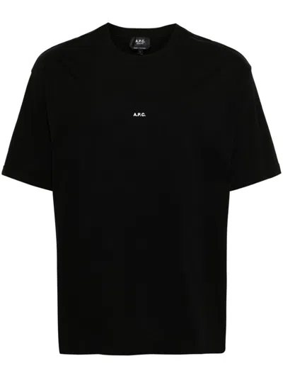 Apc A.p.c. Kyle T Shirt In Tag Blanc Noir