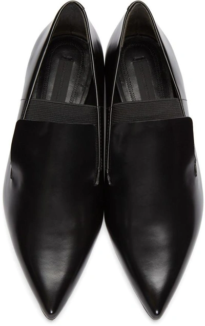 Shop Alexander Wang Black Jamie Loafers