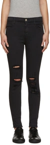 J BRAND Black High-Rise Alana Jeans