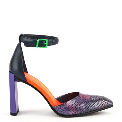 United Nude Women's Pink / Purple Tara Dorsey Hi - Purple Snake In Multi