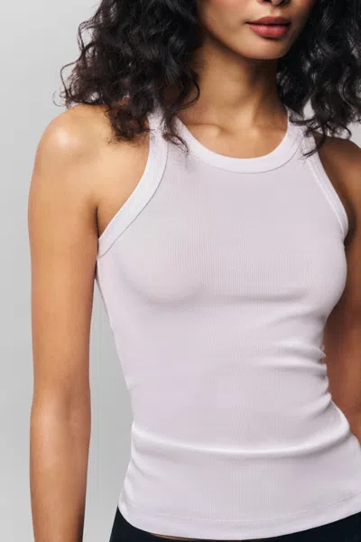 Danielle Guizio Ny Cotton Full Length Tank In White