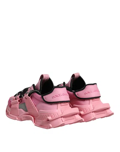 Pre-owned Dolce & Gabbana Pink Low Top Space Women Sneakers Women's Shoes ()