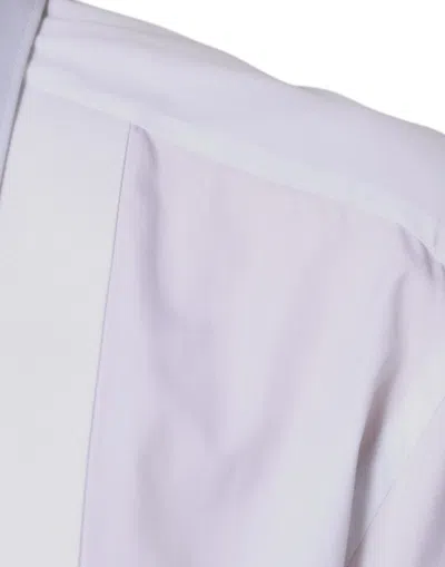 Dolce & Gabbana Poplin Long-sleeved Shirt In White
