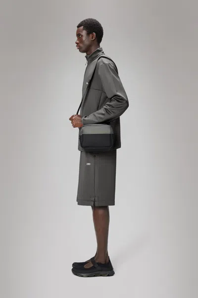 Rains Split Box Bag In Mist