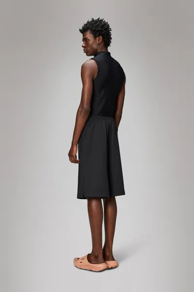 Rains Sintra Fleece Bermuda Shorts In Black