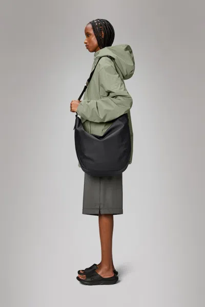 Rains Valera Shoulder Bag Large In Black