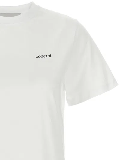 Coperni Crew Neck Ribbed Profiles Short Sleeves Cotton T-shirt
