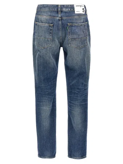 Department Five Department 5 Man Jeans Blue Size 34 Cotton, Elastane In Blue