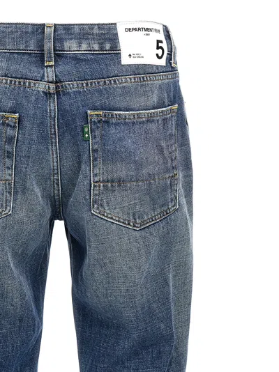 Department Five Department 5 Man Jeans Blue Size 34 Cotton, Elastane In Blue
