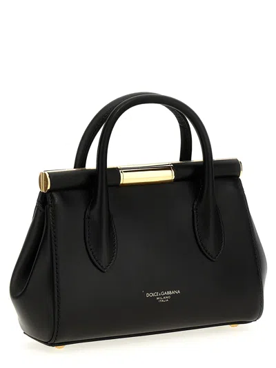 Dolce & Gabbana Marlene Small Leather Top-handle Bag With Chain Strap