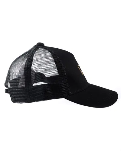 Ea7 Logo-embossed Baseball Cap In Black
