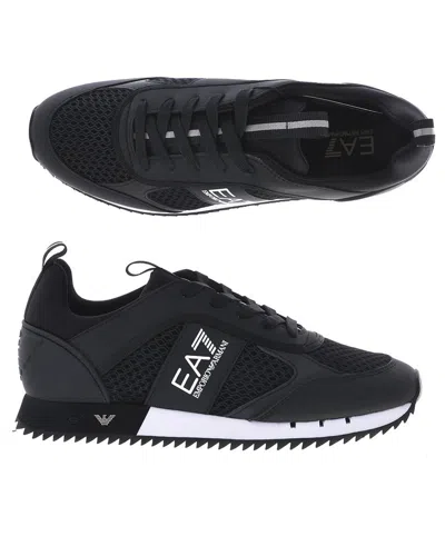 Ea7 Polyamide Men's Sneaker In Black
