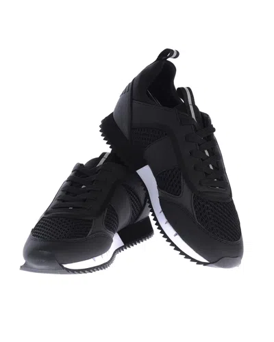 Ea7 Polyamide Men's Sneaker In Black
