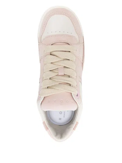 Hogan Women's Chamallow Nappa And Suede Sneakers In Multicolor