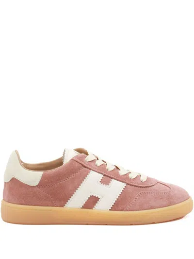 Hogan Low-top Sneakers Suede Finish In Multicolor