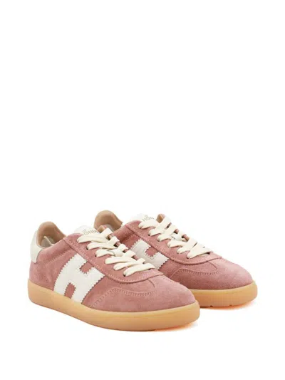 Hogan Low-top Sneakers Suede Finish In Multicolor