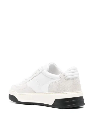 Hogan Men's Chamallow Suede And Nappa Two-tone Sneakers In White