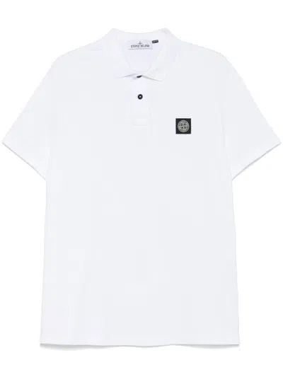 Stone Island Polo Shirt In White