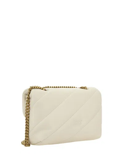 Pinko Love Classic Shoulder Bag In White