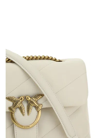 Pinko Love Classic Shoulder Bag In White