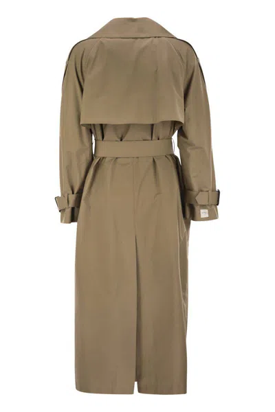 Max Mara The Cube Women's Otello - Drip-proof Cotton Over Trench Coat In Brown